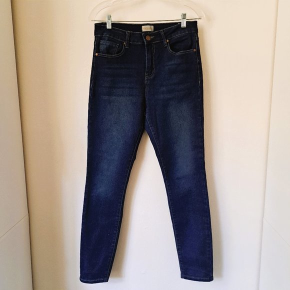 Giselle V. Denim Juniors Skinny Blue Jeans Size 11 Preowned Good Condition - Picture 1 of 11